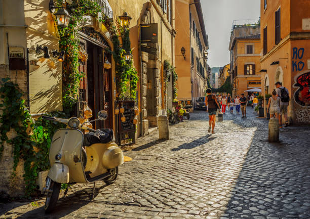 barrio de Trastevere en Roma