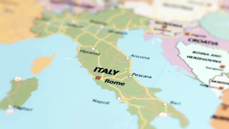 mapa ruta por Italia en 10 días