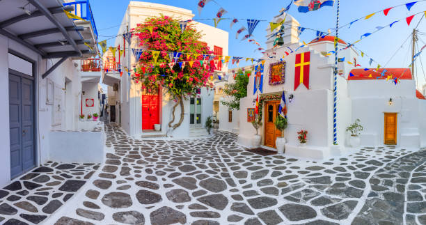 Mykonos Town calles blancas
