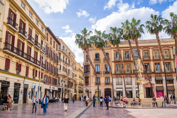 Calle Marqués de Larios en el centro histórico de Málaga