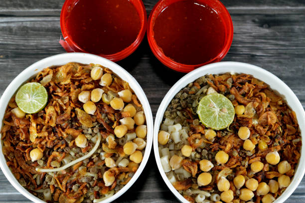 comida típica de El Cairo Egipto koshari