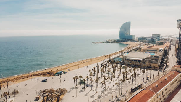 Playa de la Barceloneta en Barcelona