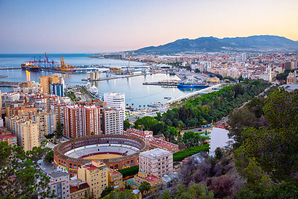 Vista panorámica de Málaga